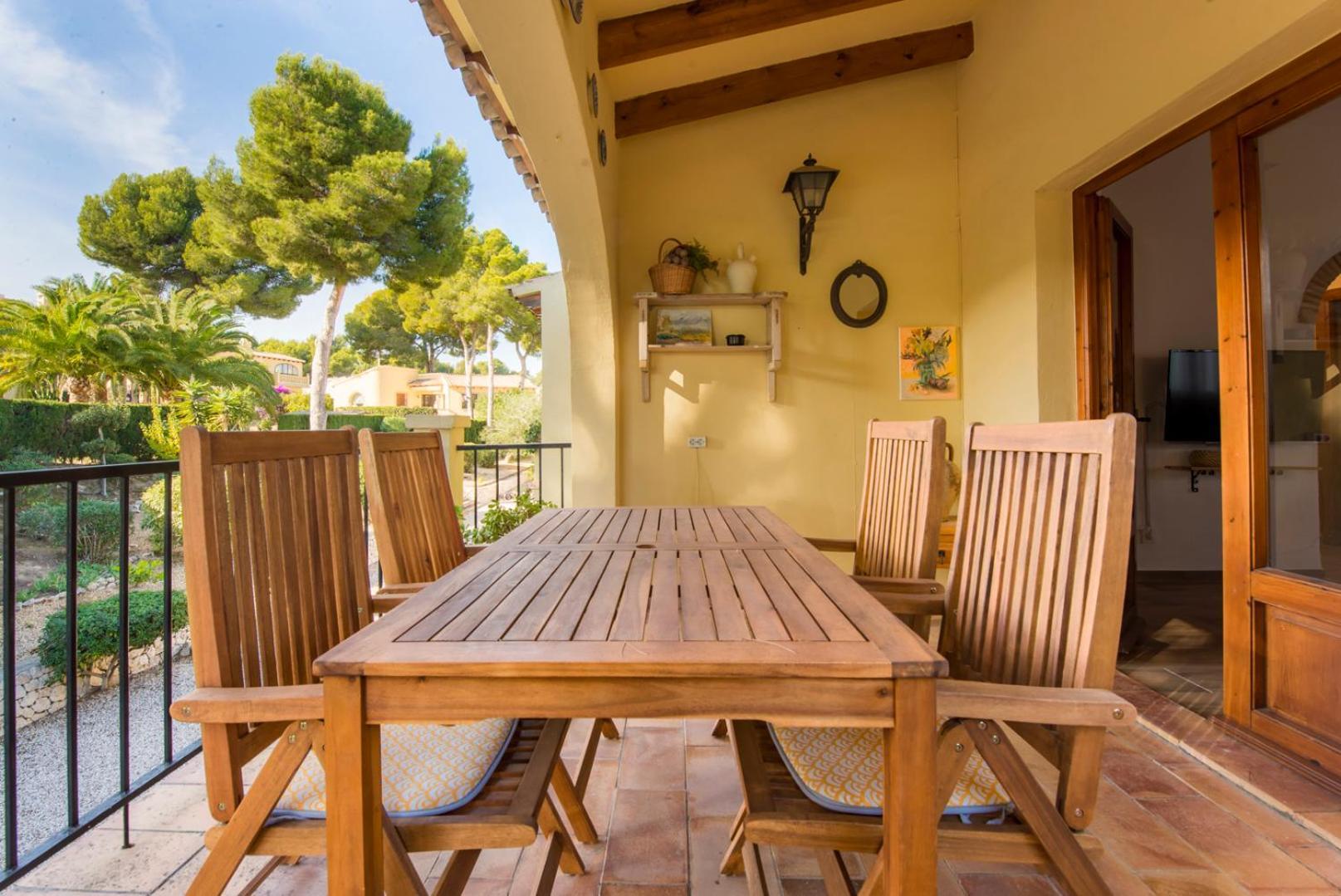 Apartamento En Moraira Con Piscina Ngoại thất bức ảnh